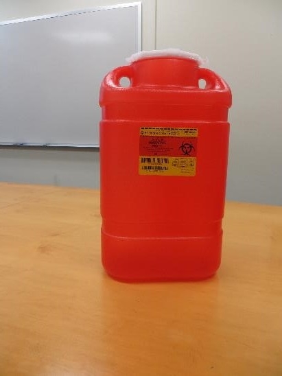 5 gallon sharps container